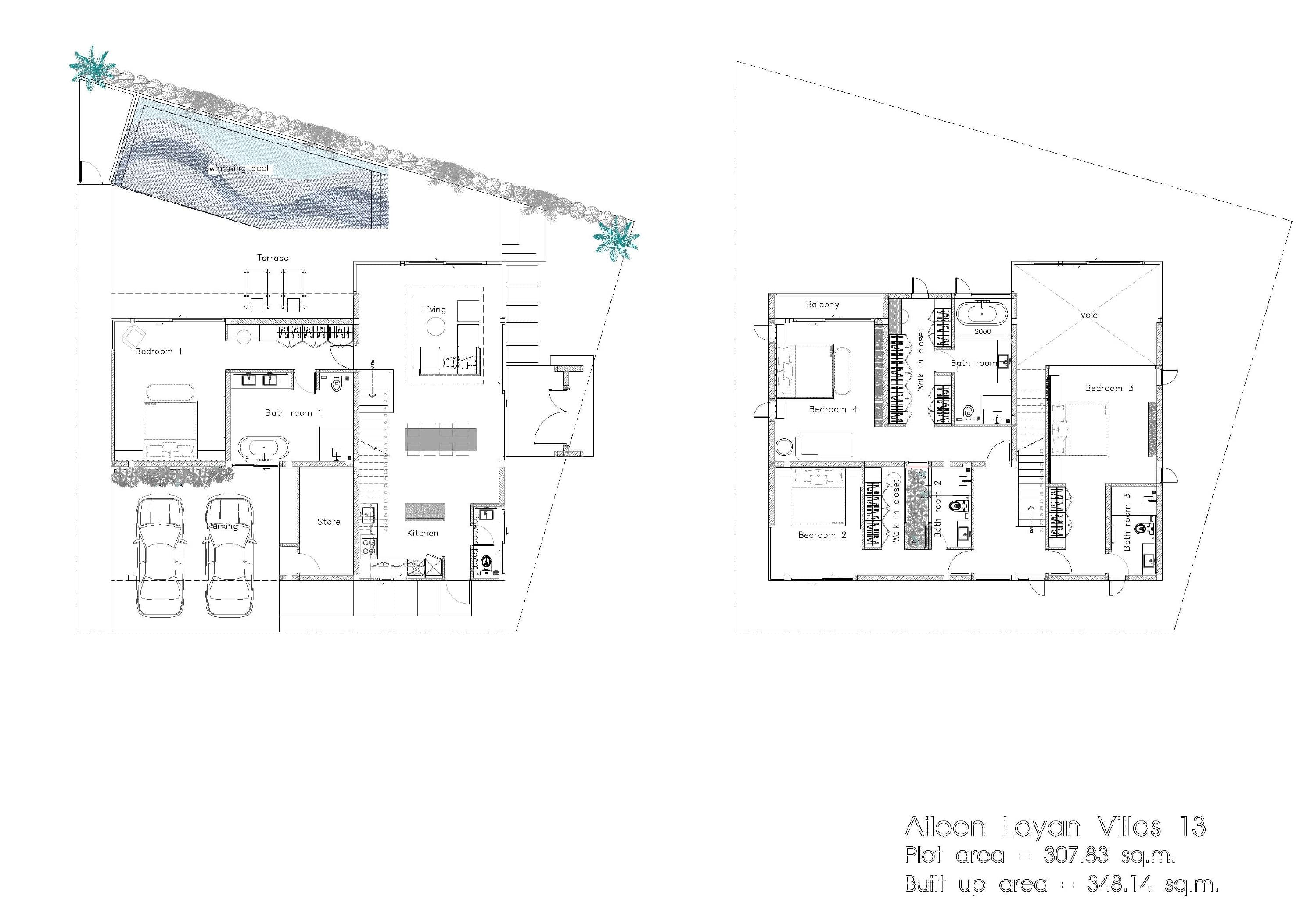 Aileen Villas Layan Type A floor plan
