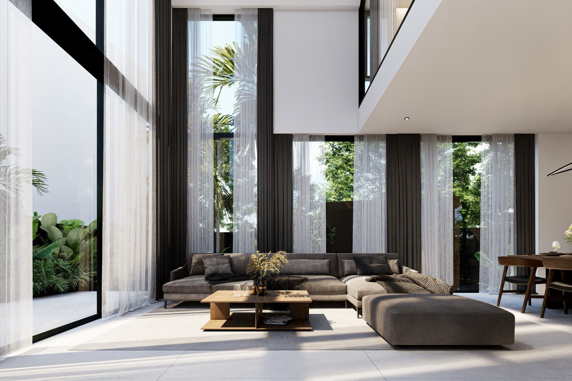 Aileen Villas Layan Type A living room render