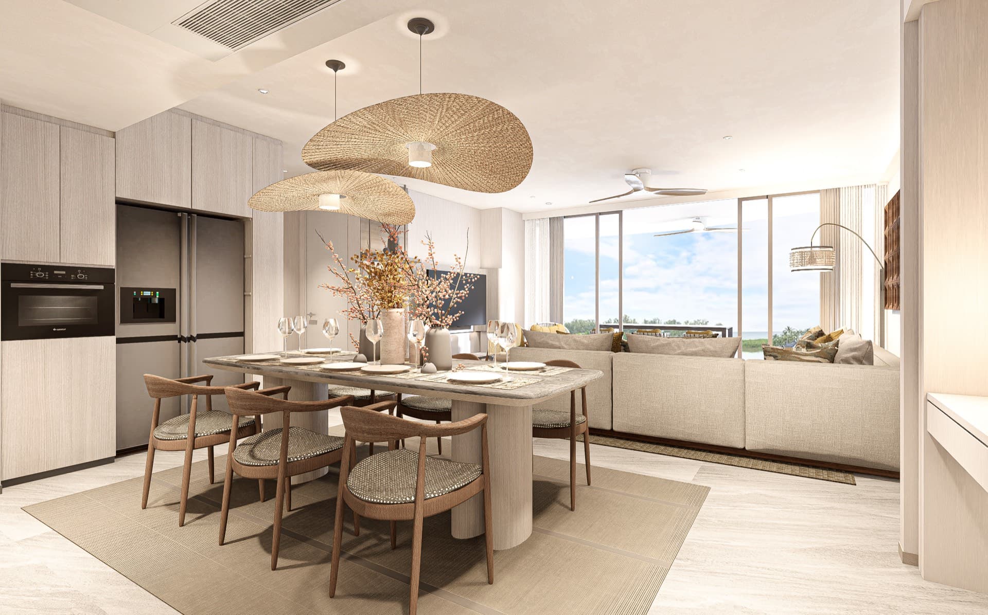 Bellaguna Lotus — premium kitchen with modern finishes