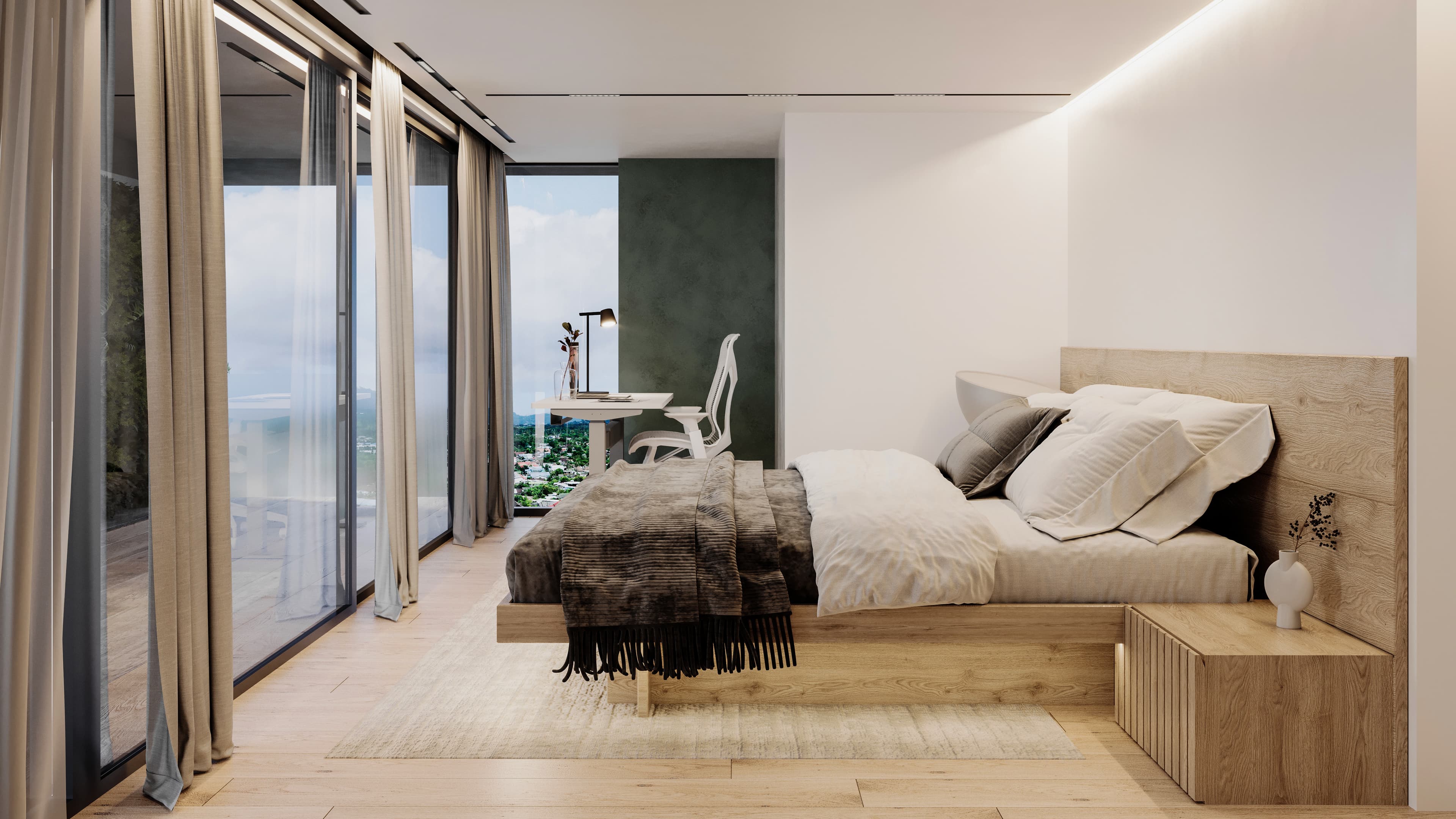 Essence Residences duplex view โ expansive layout with natural light