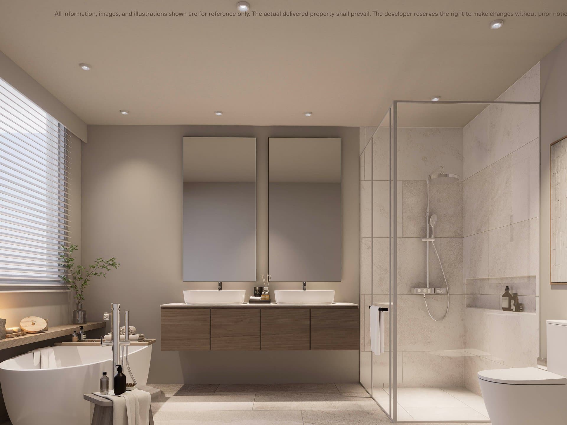 MORI Japanese tropical interior โ warm wood and cream tones